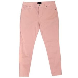 Express Size 8 - Light Pink Ankle Jeggings with Zippers